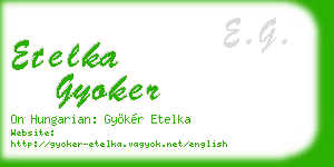 etelka gyoker business card
